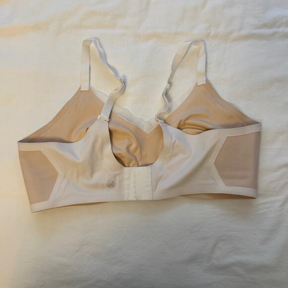 Honeylove Women’s Size XL Bra Beige Mesh Supportive Wireless Comfort - Picture 2 of 4
